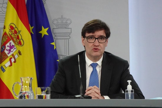 Spanish health minister Salvador Illa (Source: Moncloa)